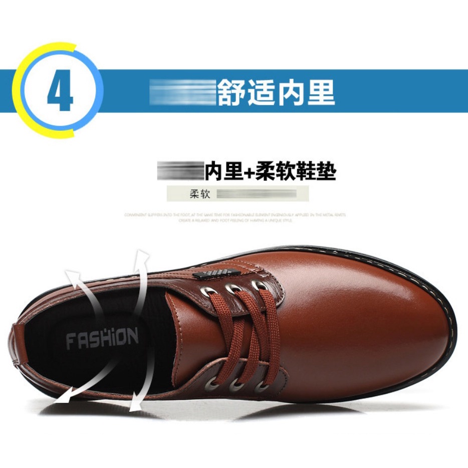 Giày Da Mềm Thoáng Hơi Thời Trang Cao Cấp Cho Nam