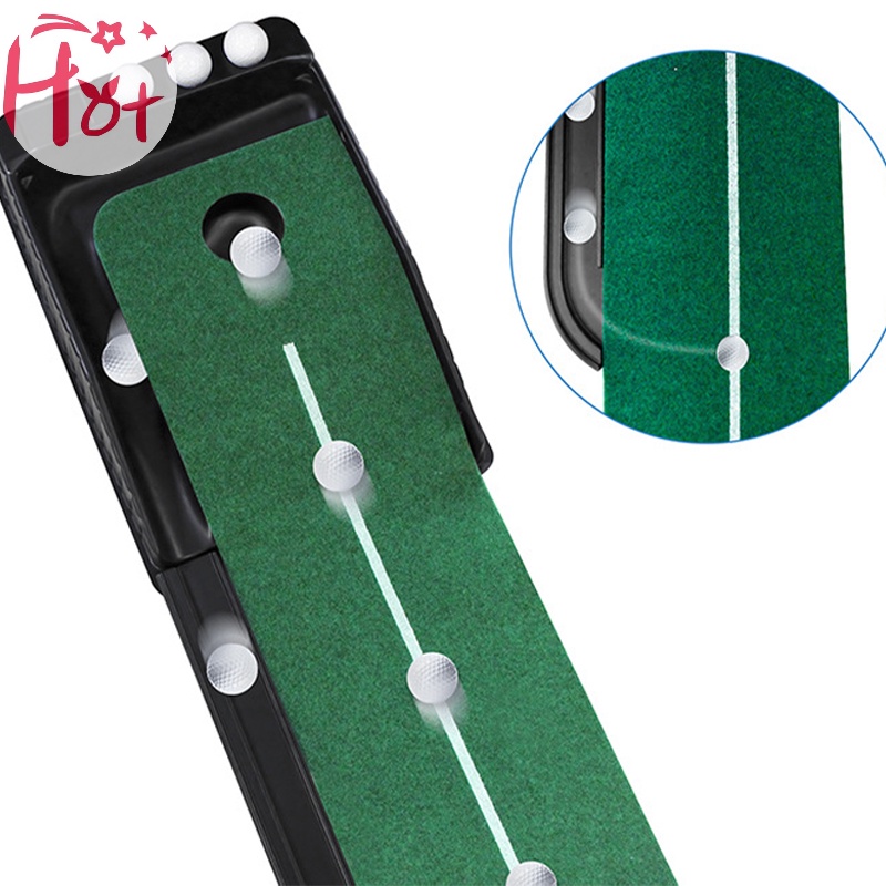 Jr Thảm Chơi golf Màu Xanh Lá Kèm Bóng Tự Động Đa Năng Dùng Tại Nhà / Ngoài Trời / Văn Phòng vn