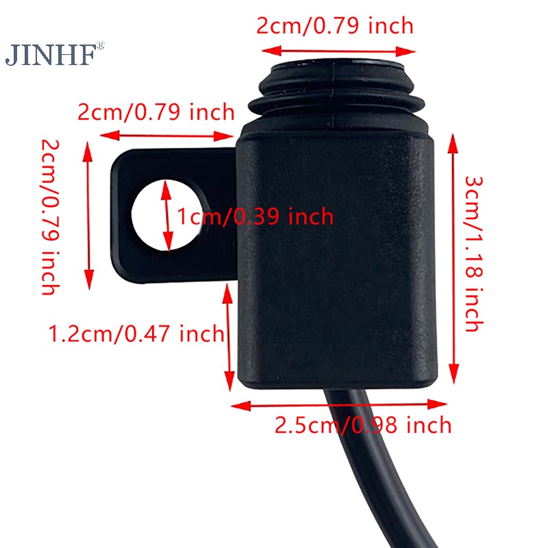Jinhf Công Tắc Điều Khiển Bật / Tắt Chống Nước Gắn Tay Lái Xe Máy