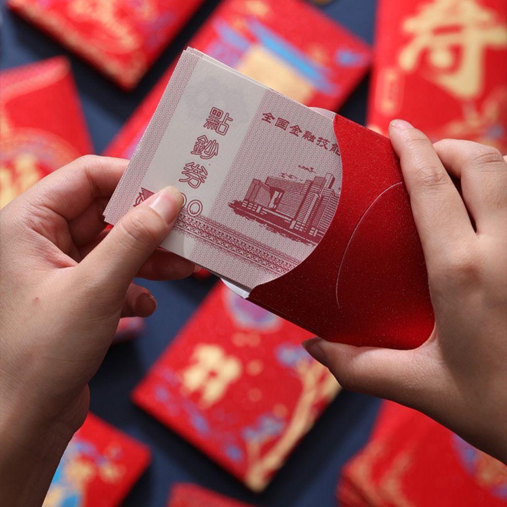 Set 10 Bao Lì Xì Mừng Năm Mới May Mắn