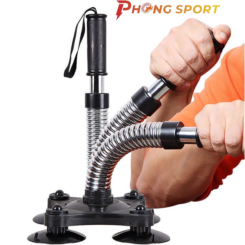 Dụng cụ tập vật cơ tay cơ vai tại nhà Phongsport - Tặng kèm kìm bóp cơ tay 60kg