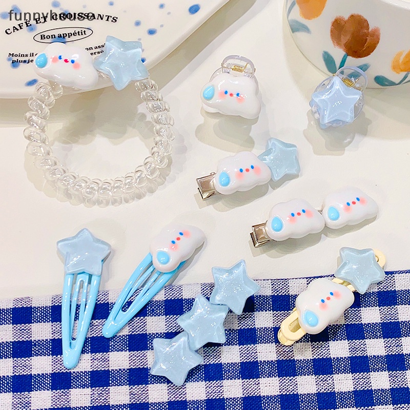 Kẹp Tóc Hình Đám Mây / Ngôi Sao / Đám Mây Dễ Thương Thời Trang Cho Bé Gái