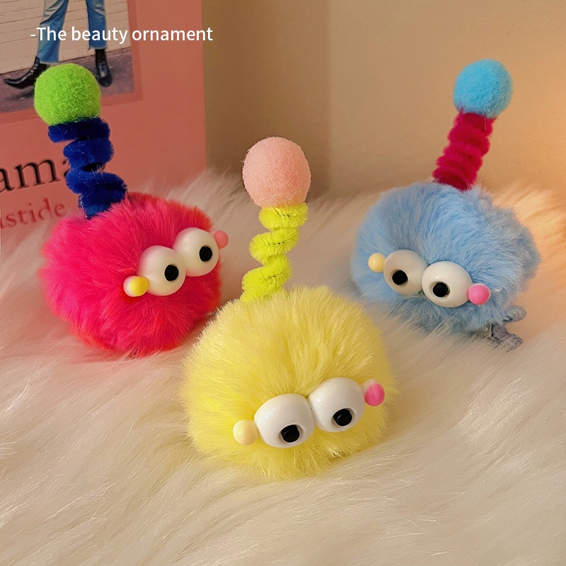 Kẹp Tóc Hình Quái Vật Nhỏ Nhồi Bông Dễ Thương Thời Trang 2023