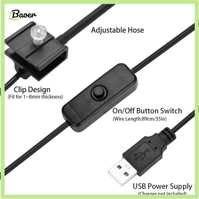 Đèn led cob usb mini Độ Sáng Cao 100% Chính Hãng Dành Cho Bể Cá