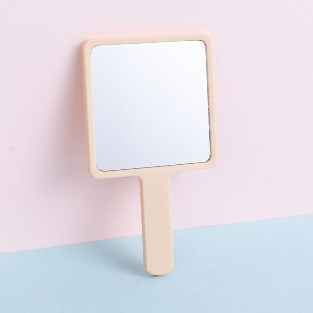Gương Trang Điểm Cầm Tay Thiết Kế Đơn Giản Chống Trượt Thoải Mái Dễ Thương
