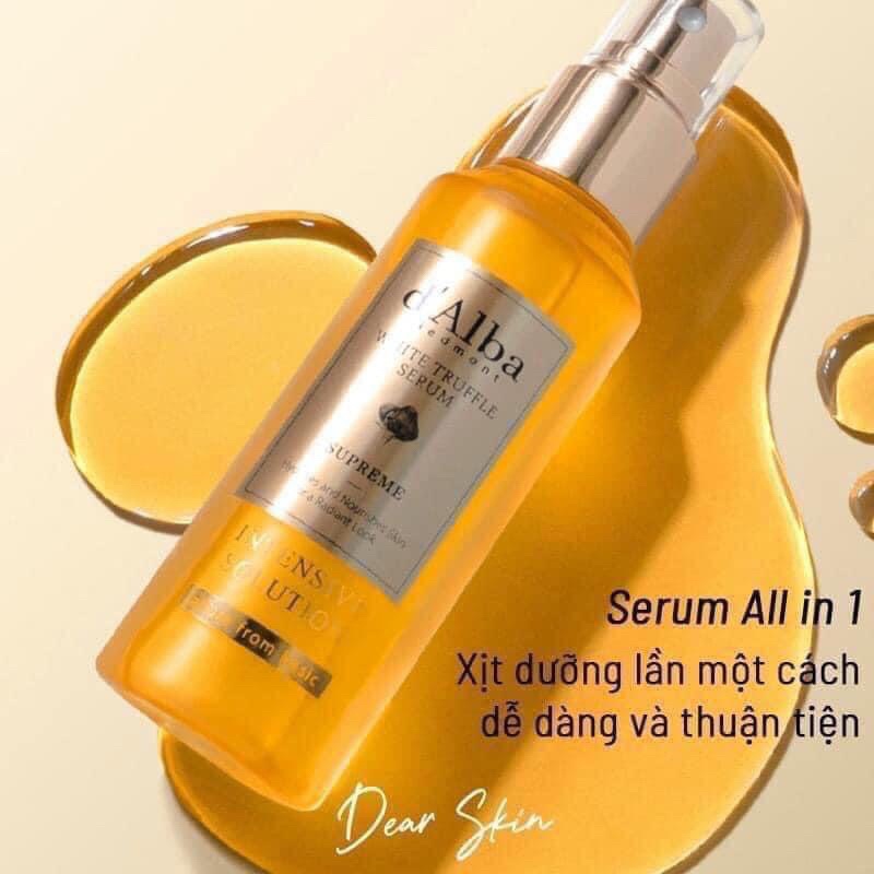 - Serum dạng xịt khoáng căng bóng da D'alba White Truffle First Spray Serum 50ml