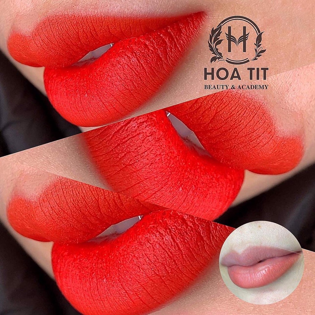 Mực Phun Xăm Bong Đậm Màu Tươi Hoa Tít Hoa Đào PXTM