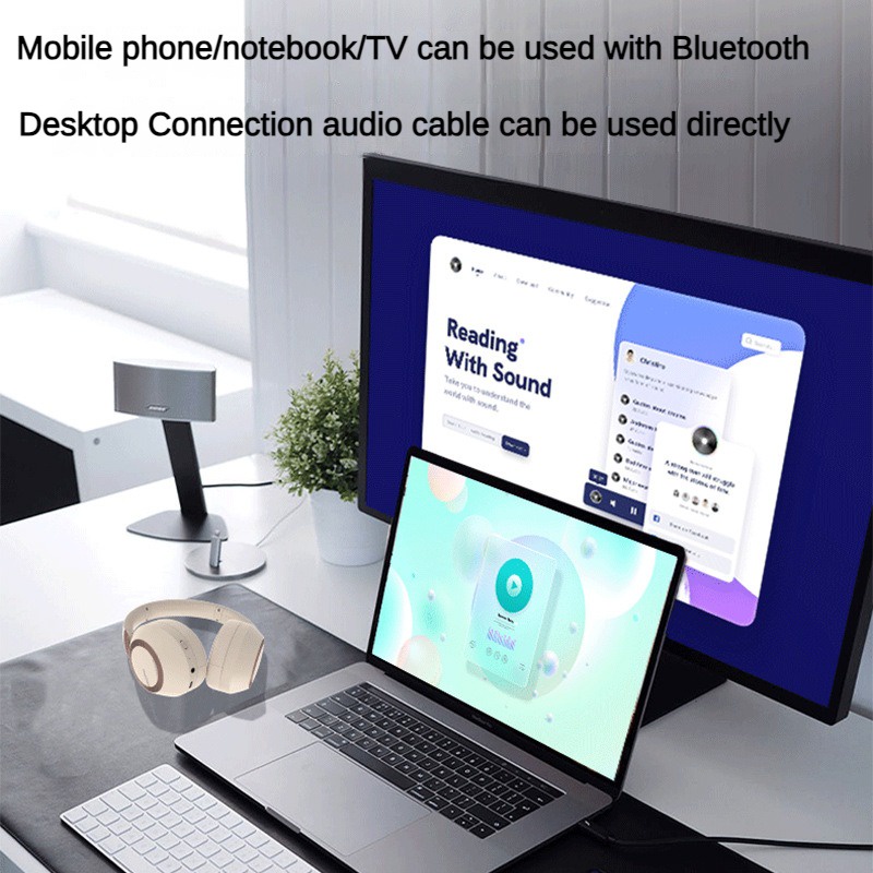 Tai Nghe Chụp Tai bluetooth Không Dây Màu Trắng Kèm mic Dùng Để Chơi Game Trên Điện Thoại