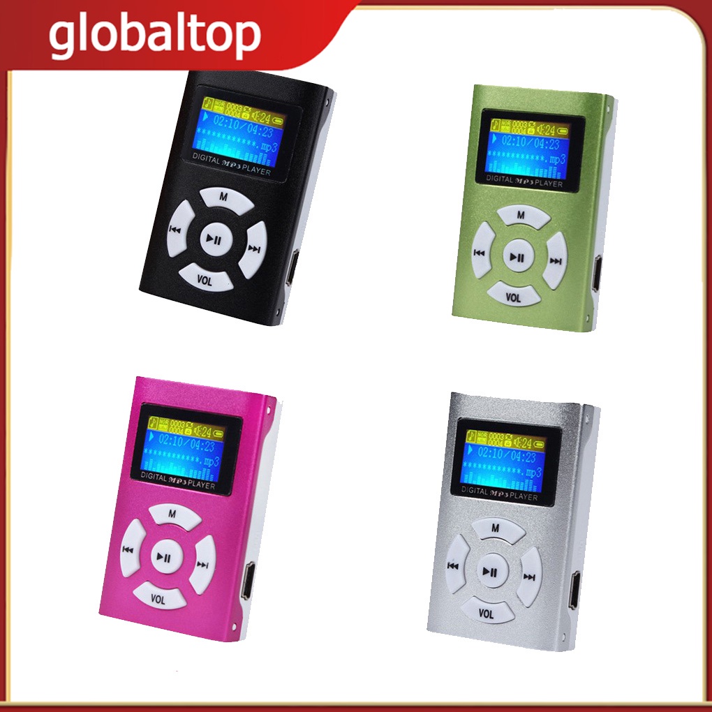 Máy Nghe Nhạc mp3 mini Màn Hình lcd Hỗ Trợ Thẻ Nhớ sd / tf 32gb