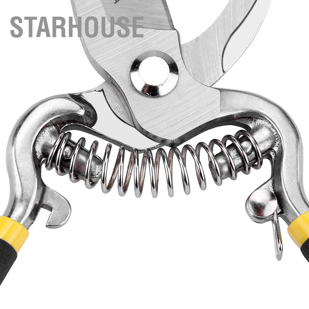 StarHouse 8 "Thép Carbon Kéo Cắt Tỉa Nhà Làm Vườn Cây Nhánh Máy Dụng Cụ Cầm Tay