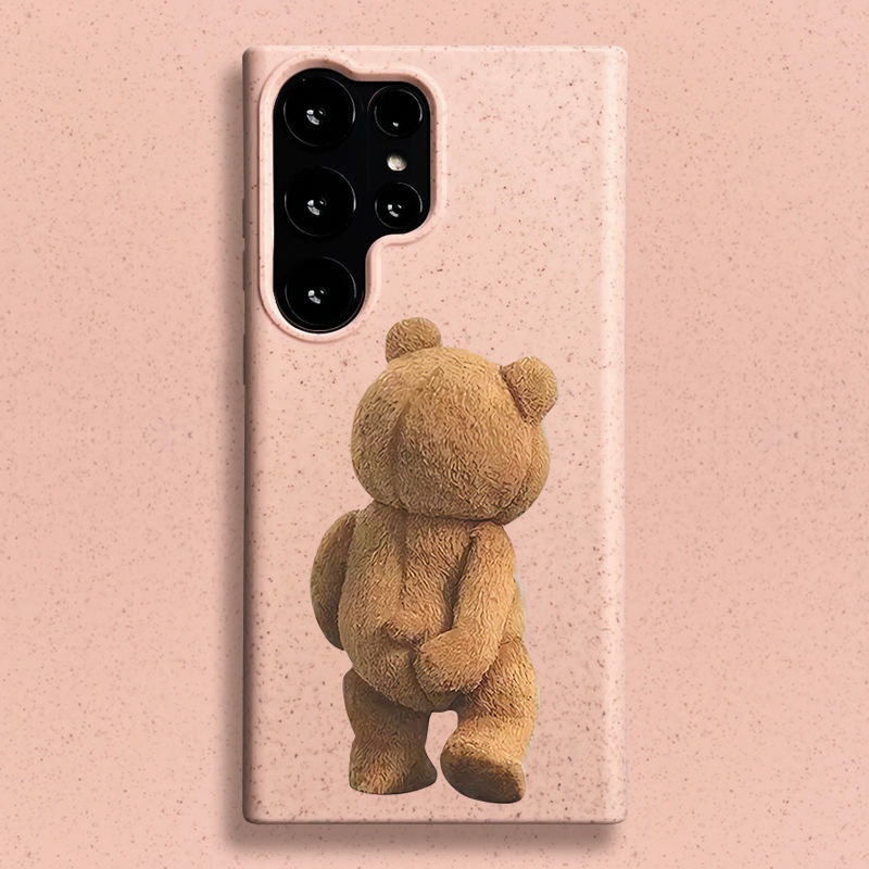 Ôp Điện Thoại Chống Sốc Hình Gấu teddy Cho samsung s23 ultra s23 samsung s23 + s23 + s22 ultra s22 + s22 s21 ultra s21 + s21 a73 a54 a52 Ốp