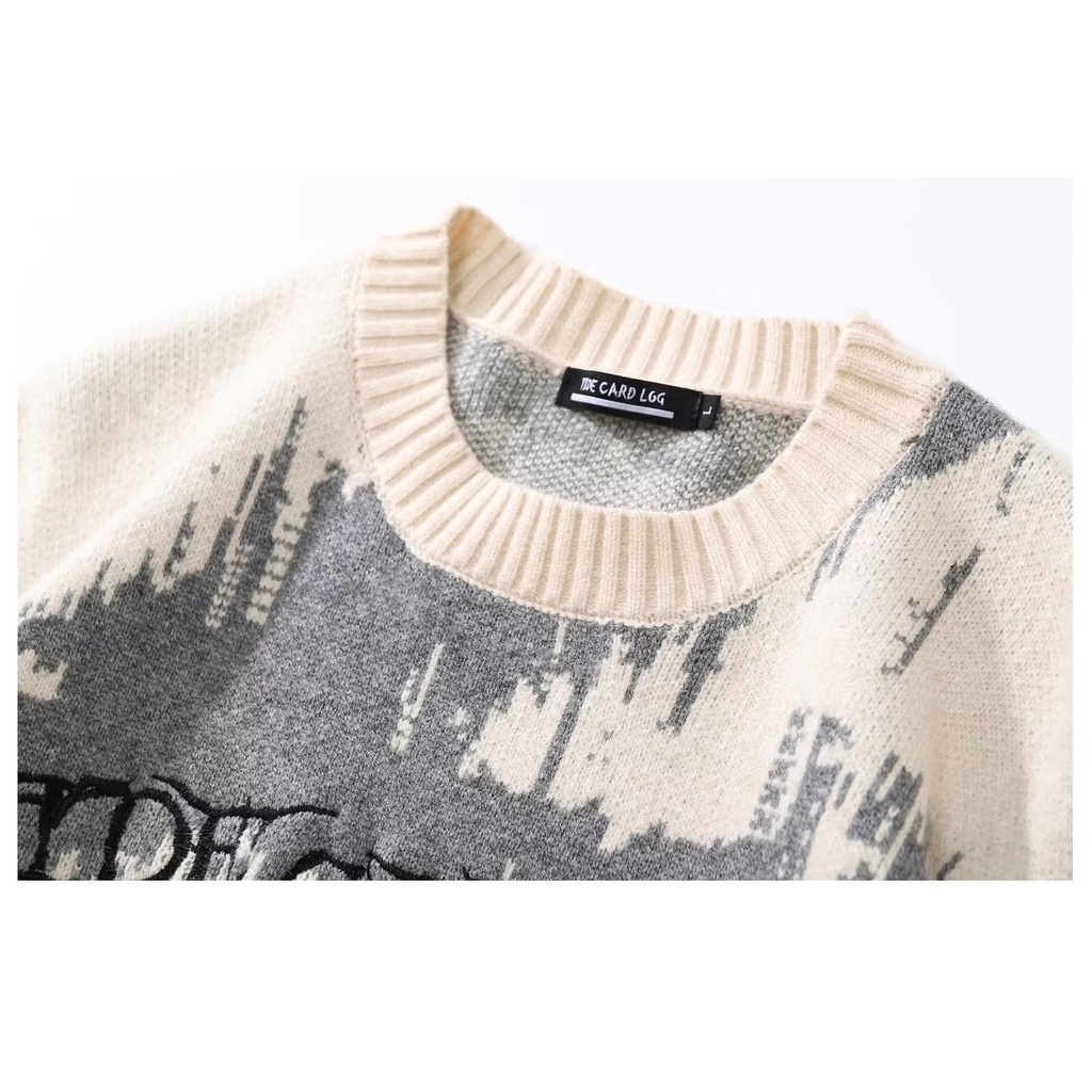 Iris-T Áo Len áo sweater nam cardigan áo len nan Tay Dài 2023 NEW MMY23A0PJV 42Z231020