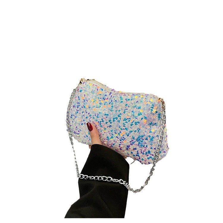 Túi Đeo Vai Đính Kim Sa Lấp Lánh Thời Trang Cho Nữ