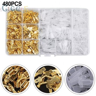【GIGGLE】Wire Connectors 480 Pcs Electrical Crimp Terminal Engineering Accessories