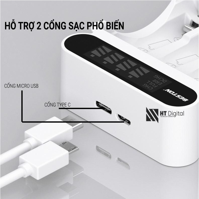 COMBO Pin Sạc AA AAA C9023L C9024L C9025L Kèm pin dung lượng cao đến 3300mAh dùng cho micro karaoke, đồ chơi, remote