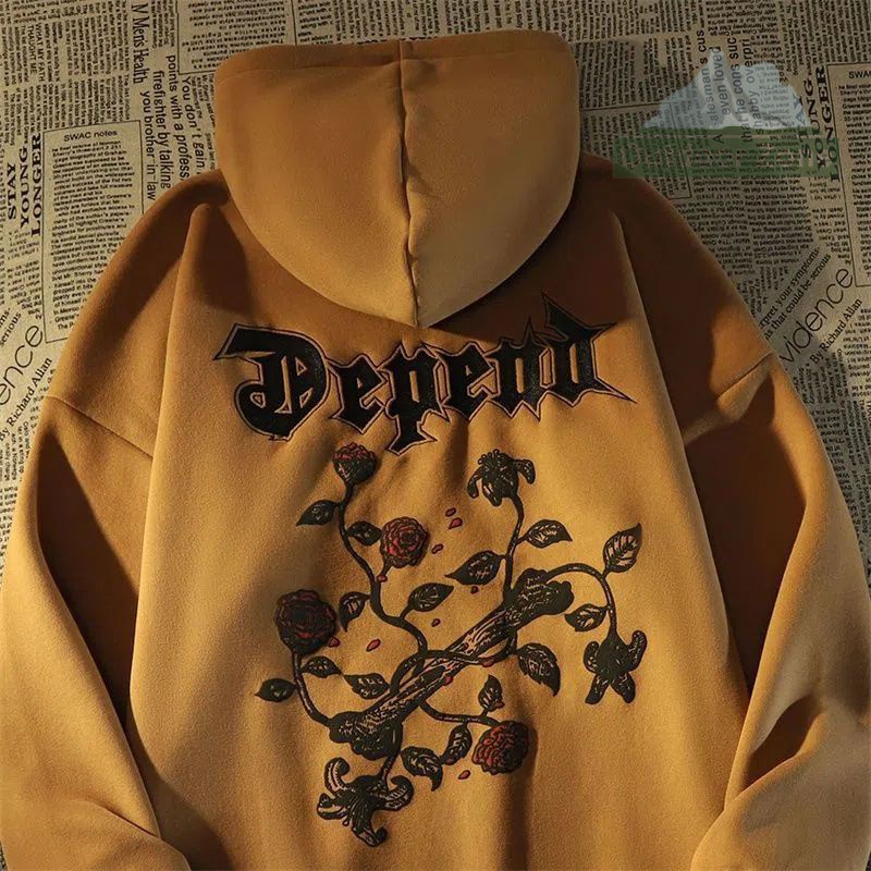 Áo hoodie Dáng Rộng Thời Trang Thu Đông Dành Cho Nam Và Nữ