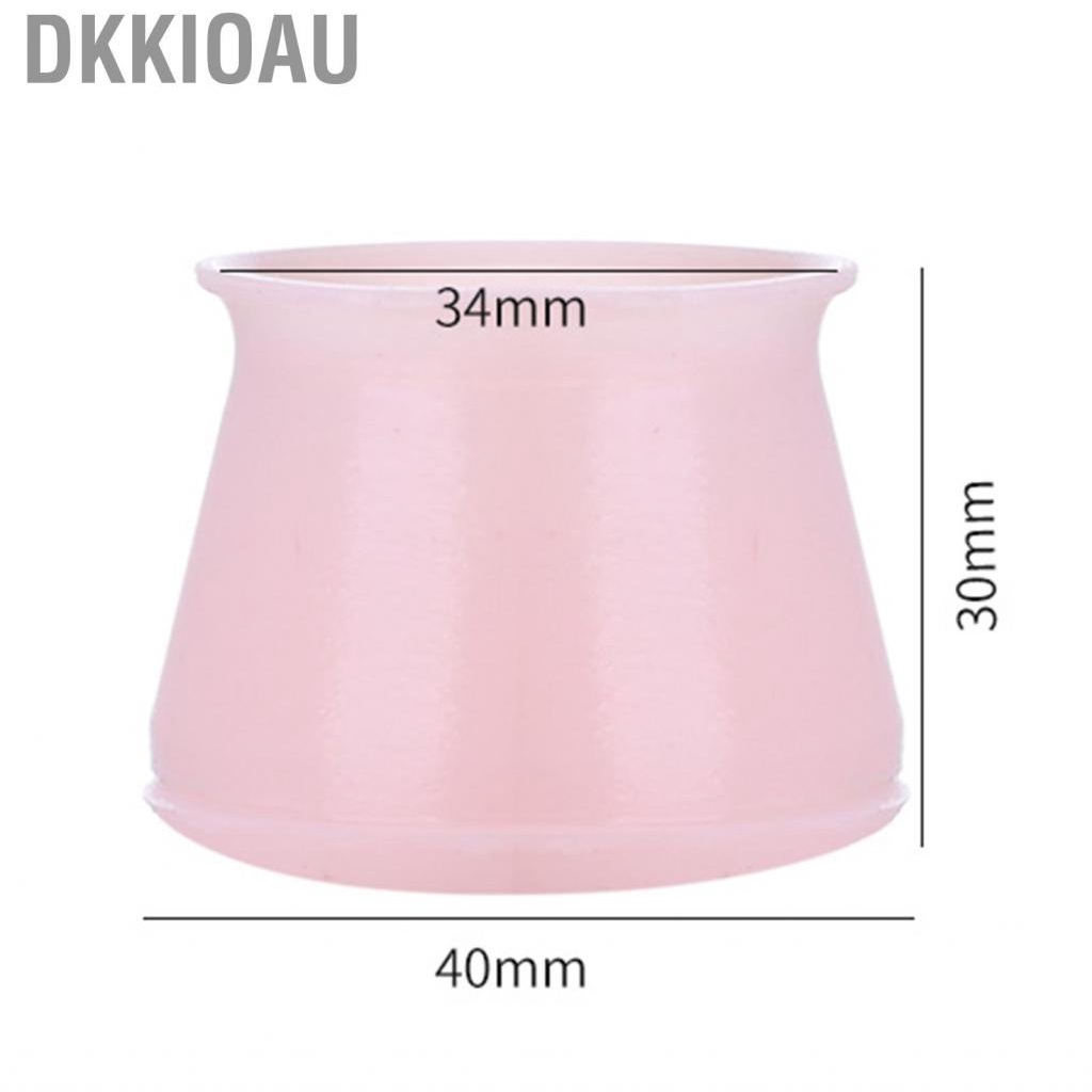 Dkkioau Chair Leg Floor Protectors Silicone Material Elastic Easy Cleaning Closed Design Covers