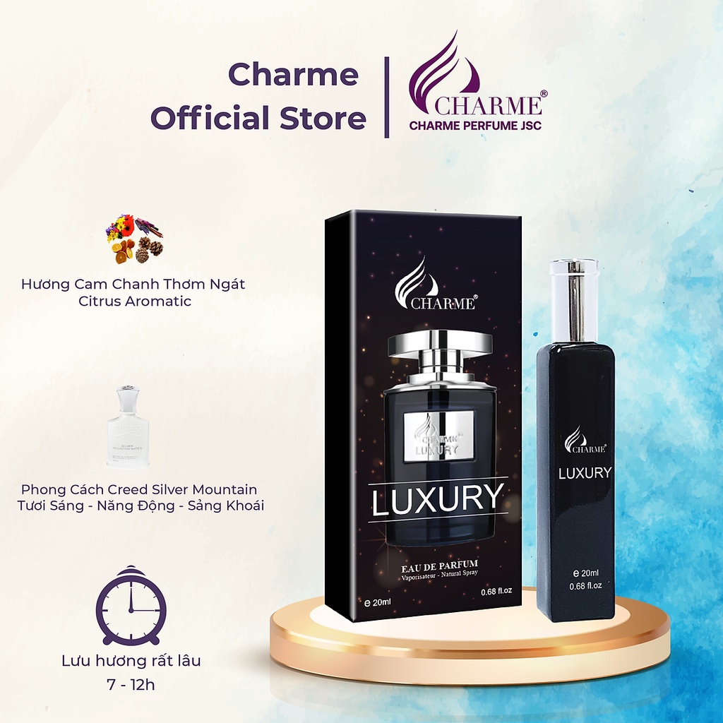 Mẫu test 10ml Nước hoa LUXURY_10ML_20ML_80ML  - SANG TRỌNG, HIỆN ĐẠI