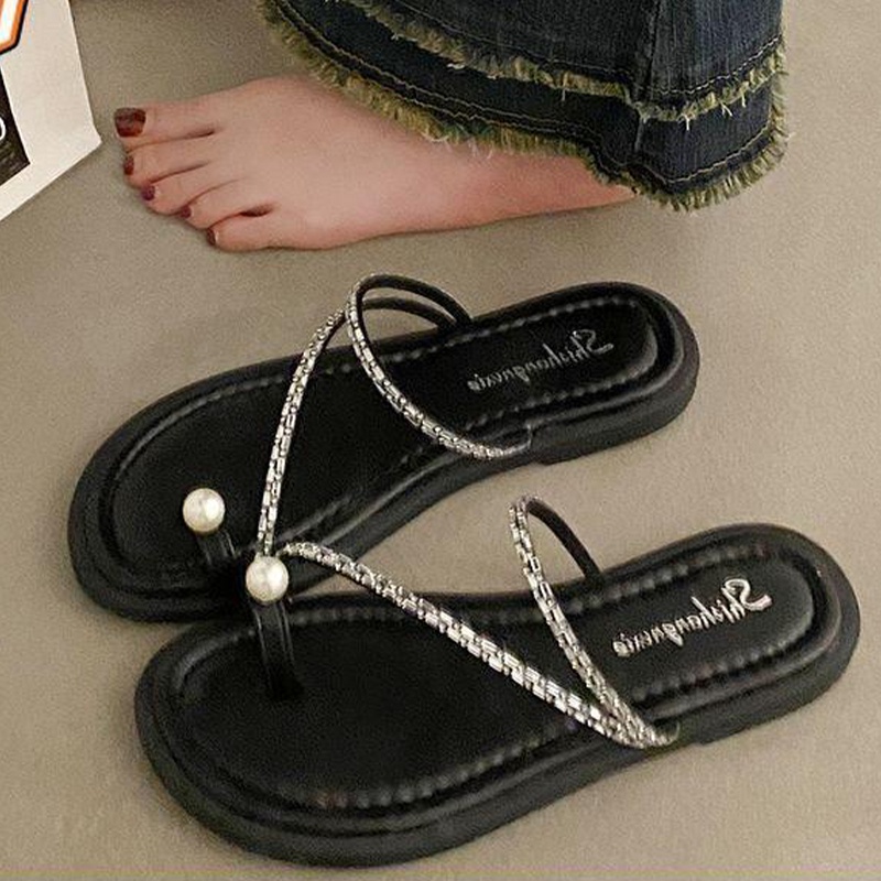 Dép sandal nữ xỏ ngón đế mềm thời trang Pháp