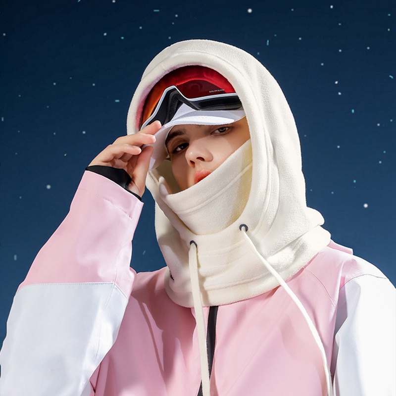 Hueqrh Mũ Trùm Đầu Thể Thao unisex Kèm Khẩu Trang Giữ Ấm Mùa Đông