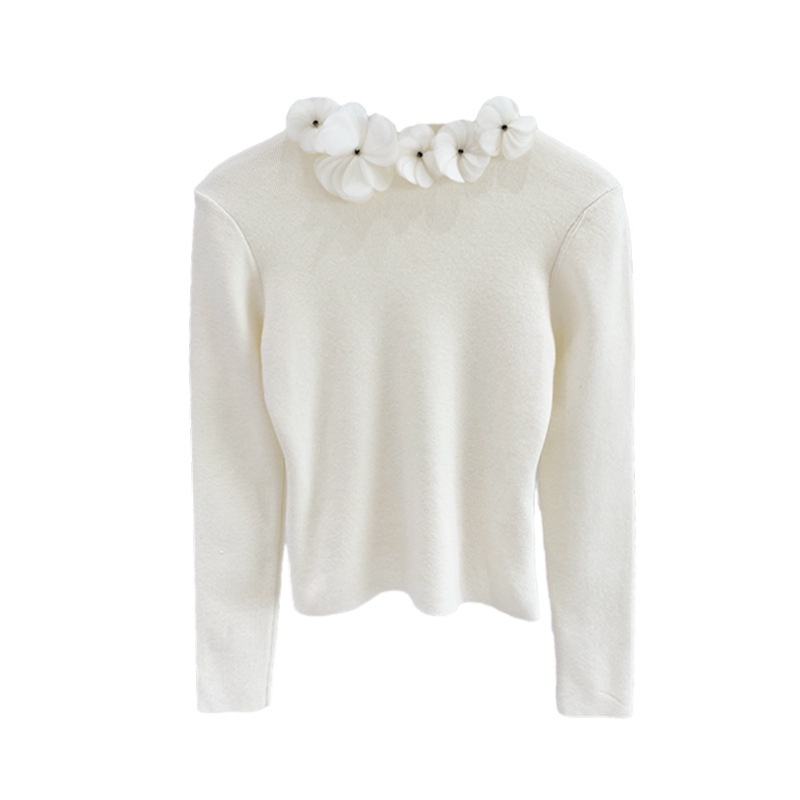 Áo sweater Cổ Tròn Tay Dài Phong Cách Pháp Thời Trang Mùa Thu Mới 2023
