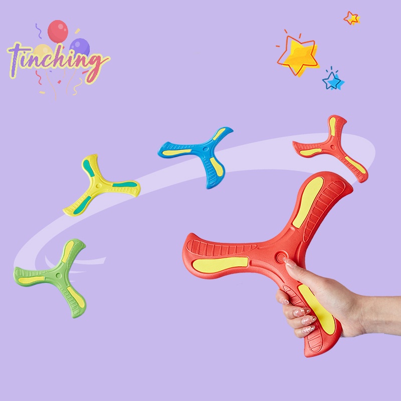 Boomerang Đồ Chơi Xếp Hình Ba Lá Chéo Mềm Mại Tương Tác Giáo Dục Sớm Cho Trẻ Em Và Người Lớn