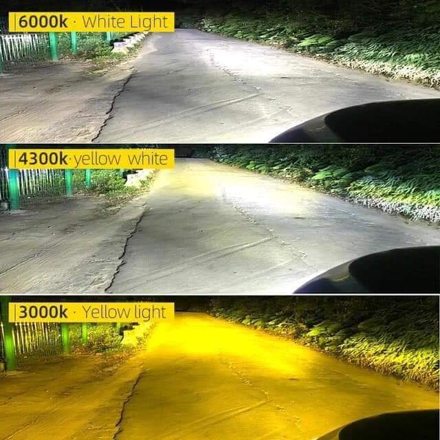 Bi gầm HCL Bi lend oto siêu sáng sáng trắng/vàng 12V-24V bh 18 tháng