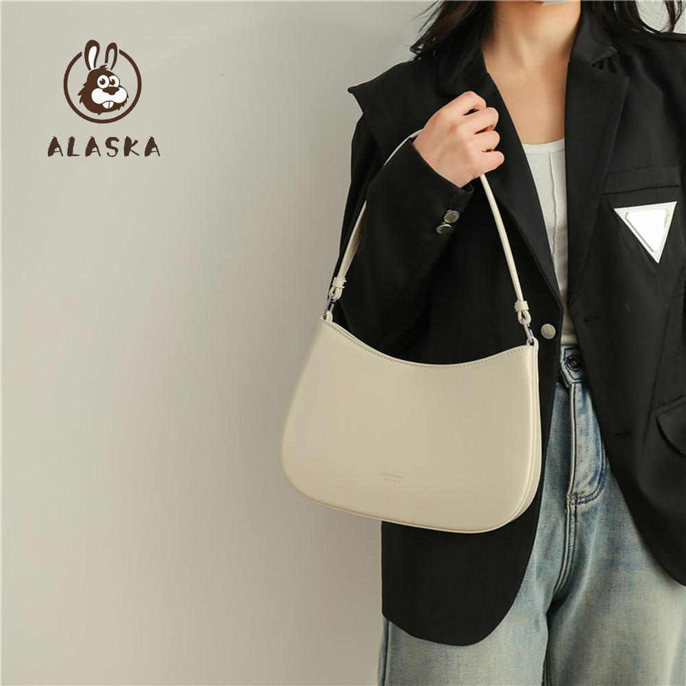 Túi Đeo Chéo Vai Bằng Da pu Màu Trơn Thời Trang Dành Cho Nữ