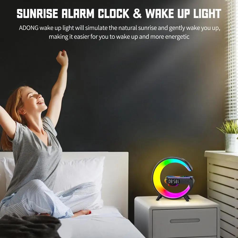 Loa bluetooth Không Dây 15w Có Đèn Led Thông Minh Thích Hợp Làm Quà Tặng Cho Bé Gái