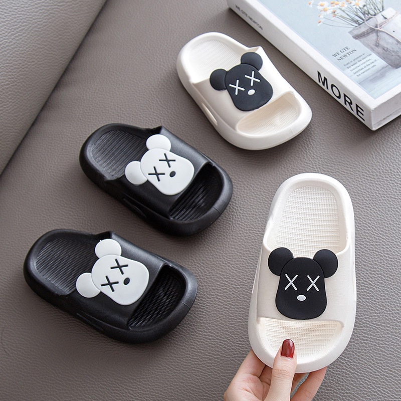Dép lười cho trẻ em Size24-35 🌸  Hình hoạt hình công chúa dùng trong nhà đế mềm