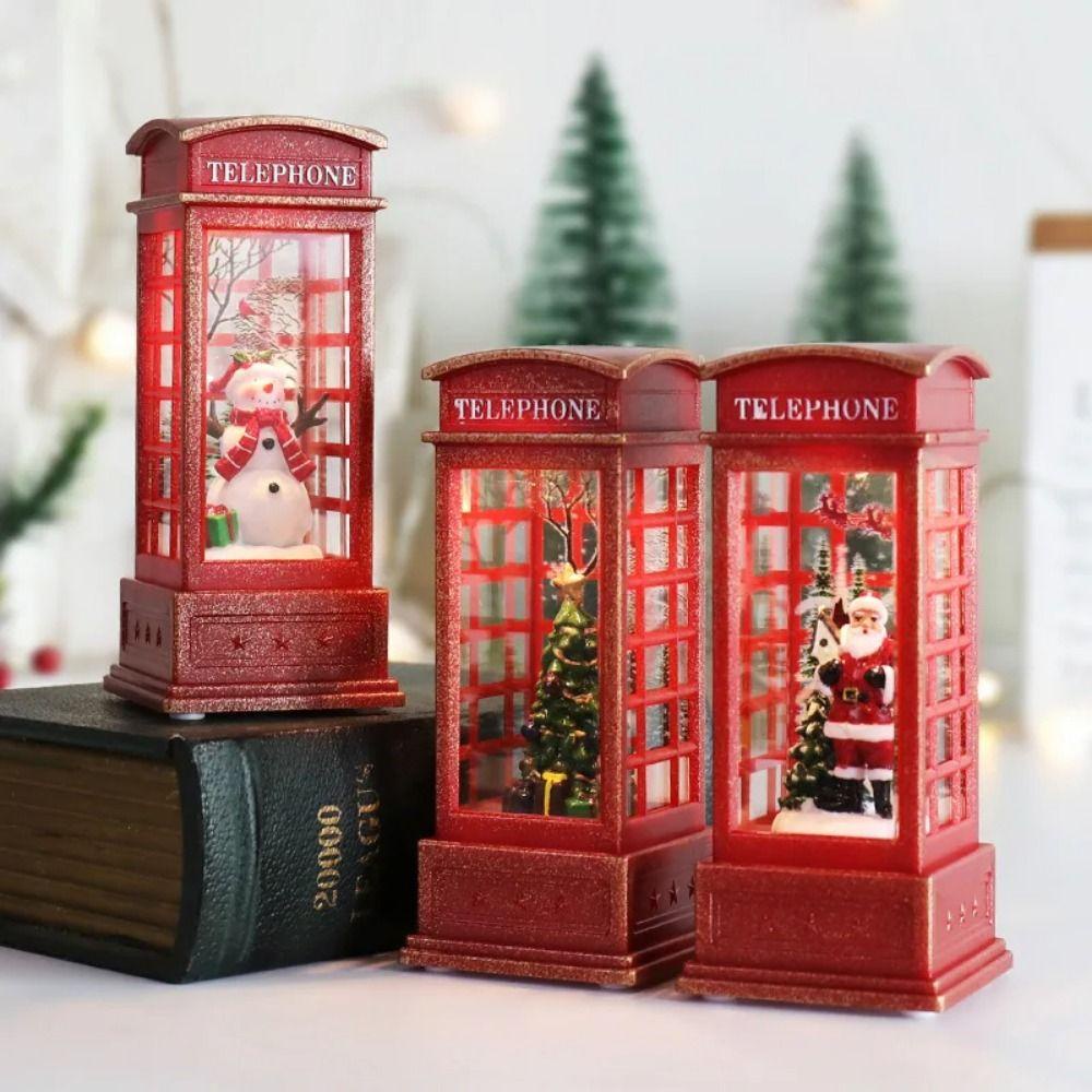 Đèn led Trang Trí Giáng Sinh Hình Ông Già Noel Cho Điện Thoại / Giày Bốt Leo Núi