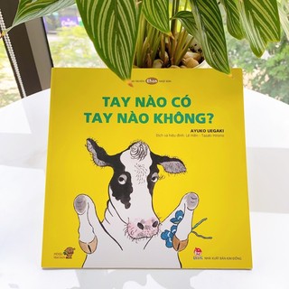 Sách Ehon cho bé 0 3 tuổi Nhận biết Động vật, Màu sắc - Tay nào có tay nào không?