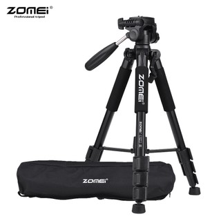 Giá Đỡ Ba Chân ZOMEI Q111 142cm / 56 Inch Bằng Hợp Kim Nhôm Siêu Nhẹ Tháo Gỡ Nhanh Kèm Đĩa Đựng Cho Canon DSLR