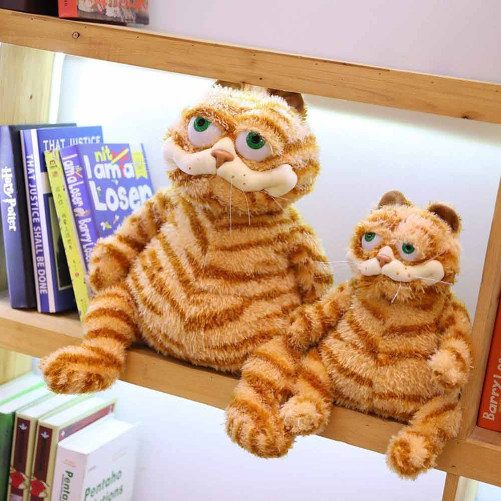 Cartoon Garfield Plush Toy Fat Cat Soft Stuffed Animal Teddy Pillow Doll 12/18''