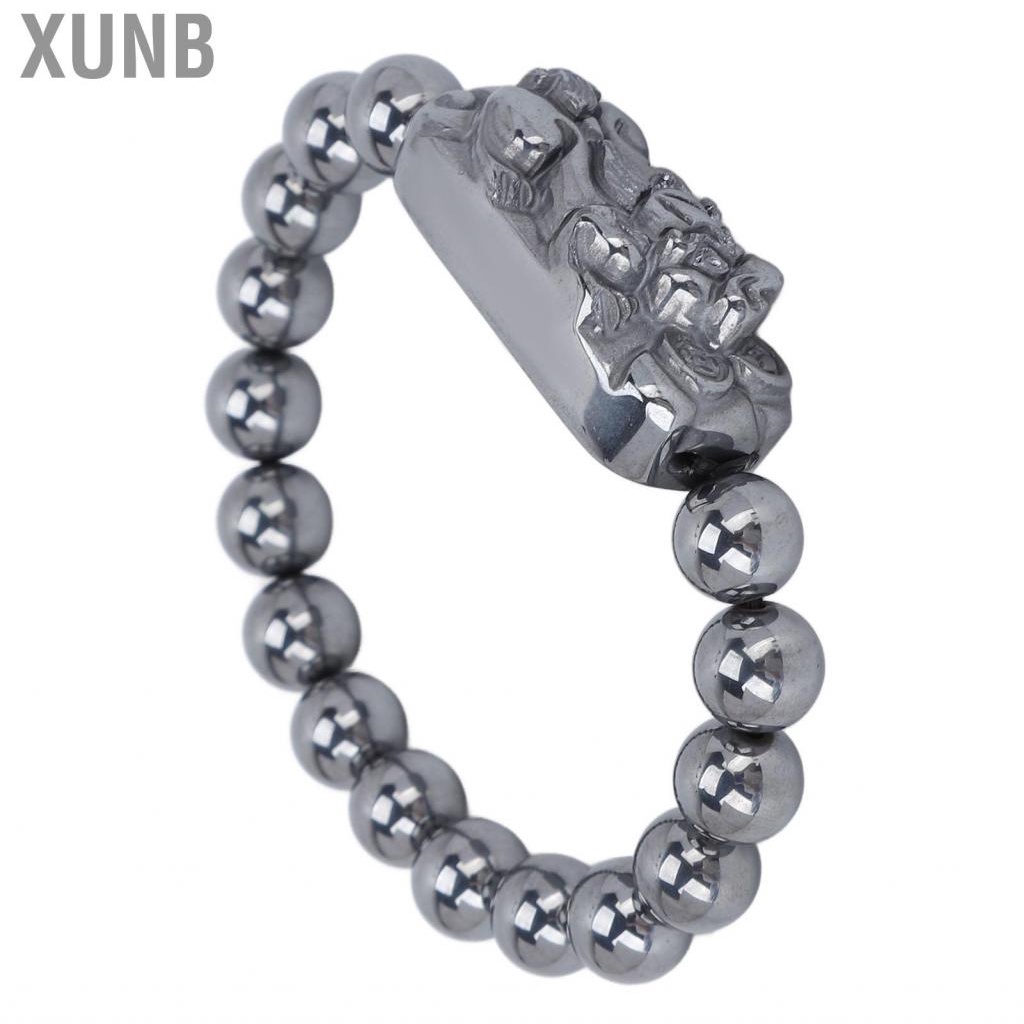 Xunb Terahertz Round Beads Bracelet Energy Stone Healing Bracele JFF
