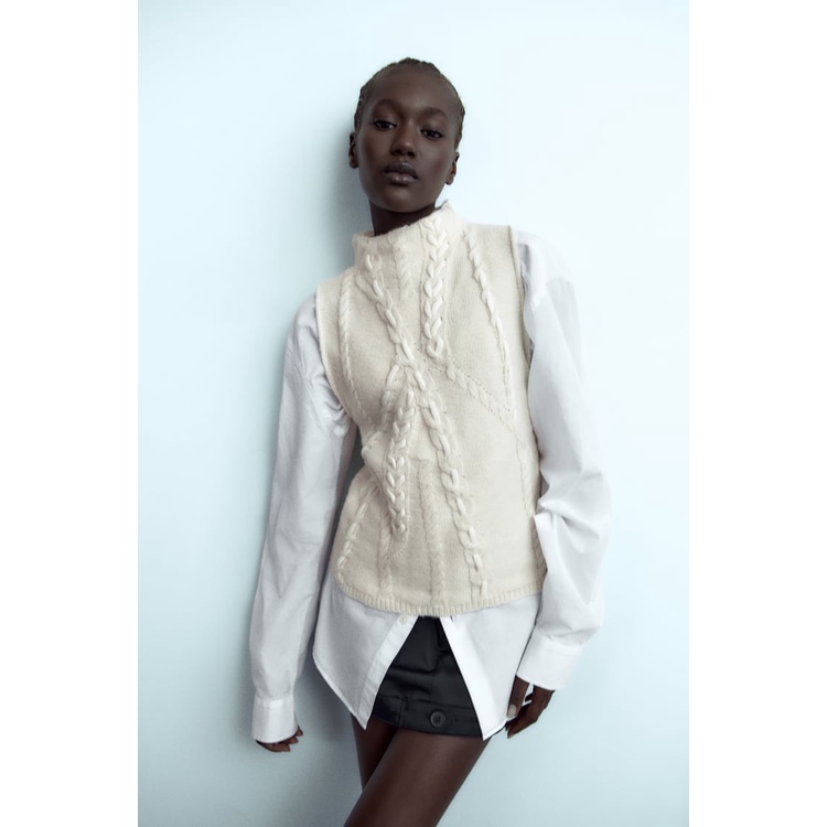 Áo len gile Zara authentic