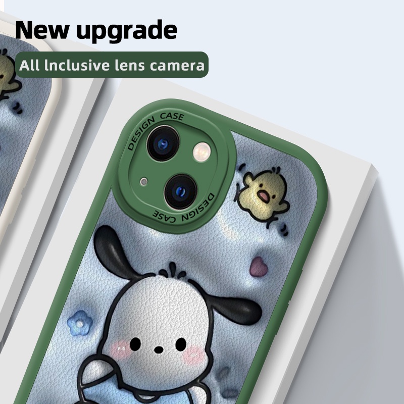 Bao Da Điện Thoại Họa Tiết Hoạt Hình 3d pochacco Cho iphone 15 pro max 15 plus 12 pro max 12 mini iphone 11 pro max Ốp