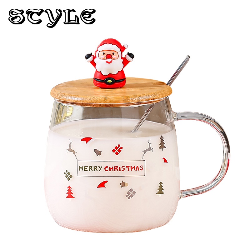 STYLE Bình Nước cốc ly uống nước Giáng Sinh  Giáng Sinh Phong Cách Hàn Quốc Cho UCP23B02KA