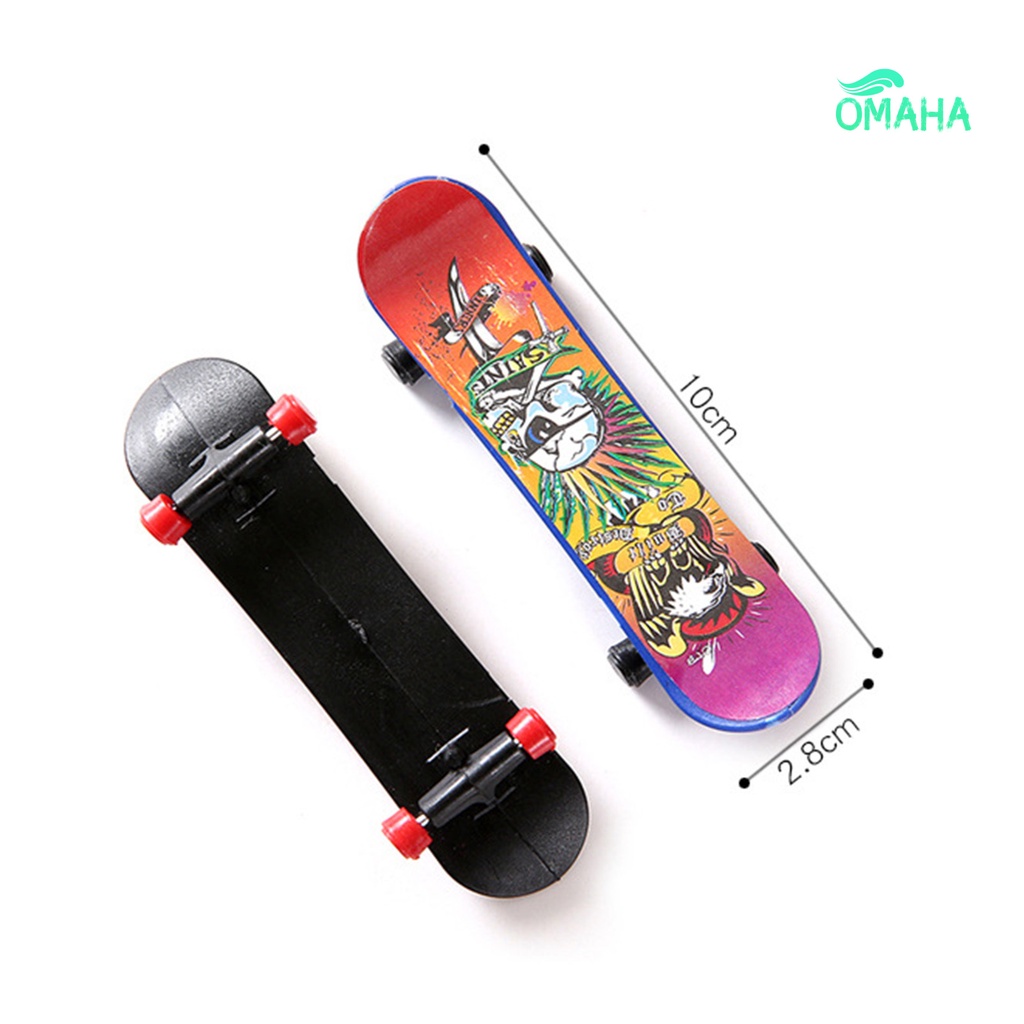 Ván Trượt Ngón Tay Bằng Nhựa In Họa Tiết Hoạt Hình Vui Nhộn Giảm Căng Thẳng