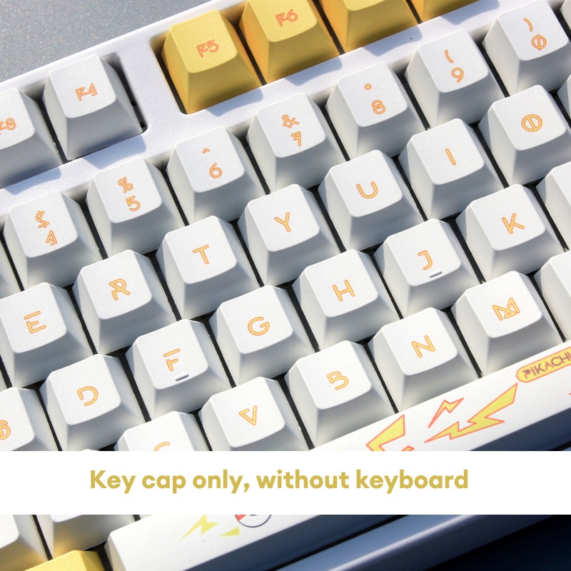 TAIDU Pikachu PBT thăng hoa keycaps bàn phím cơ keycaps XDA chiều cao cá nhân hóa keycaps