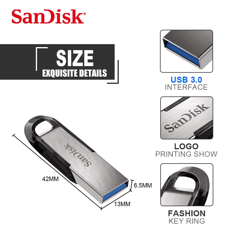 Sandisk Ổ Đĩa usb 3.0 cz73 16gb 32gb 64gb 128gb usb3.0 150mb / s Chất Lượng Cao