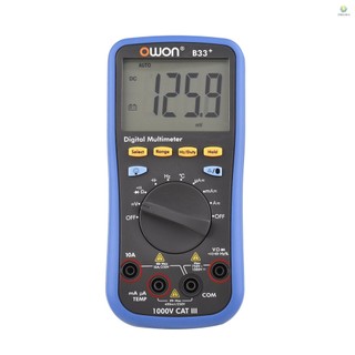 Máy đo nhiệt độ kỹ thuật số đa năng có màn hình lcd 3999 số owon b33 +