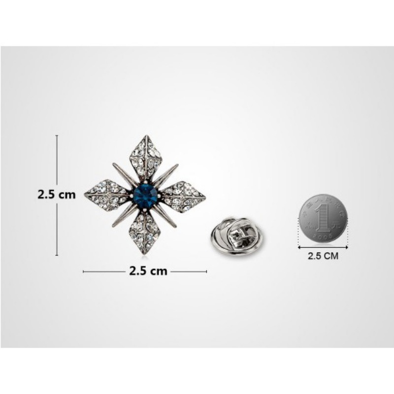 Ghim cài áo Vest Nam,Ghim Cài Áo Hình Thánh Giá Thời Trang Dành Cho Nam