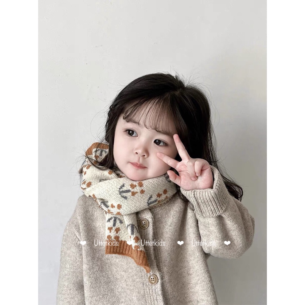 KHĂN QUÀN CỔ PHONG CÁCH HÀN QUỐC CHO BÉ GÁI VÀ BÉ TRAI RẤT ĐẸP