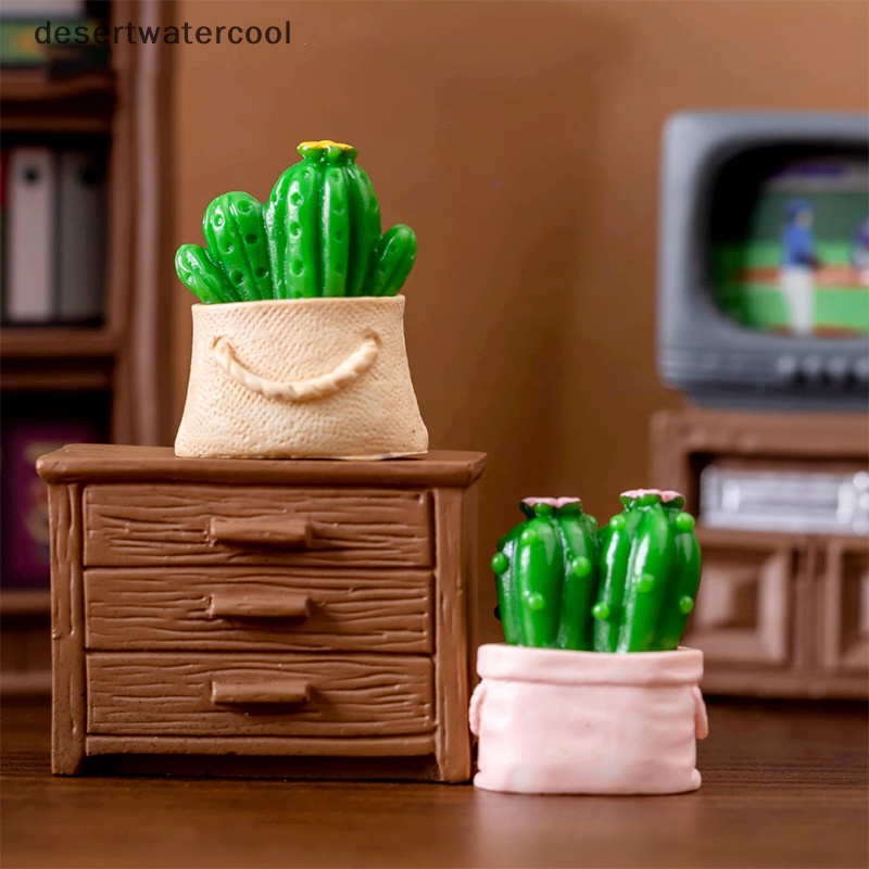 1 Đồ trang trí Cây Xương Rồng / Thỏ Mini Trang Trí Nhà Búp Bê