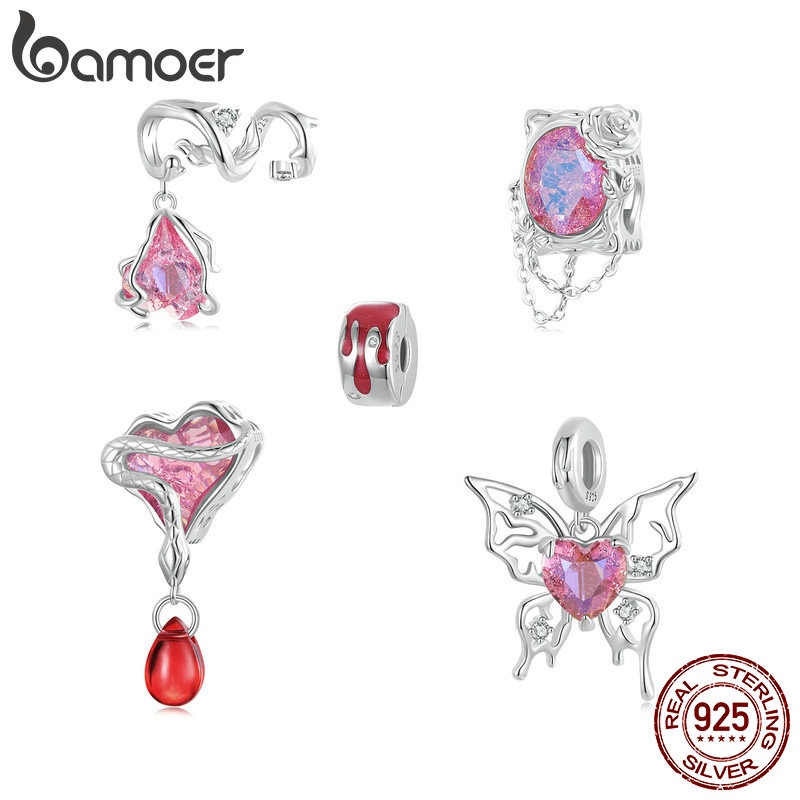 Bamoer Mặt Dây Chuyền Hình Bướm Bằng Bạc sterling 925