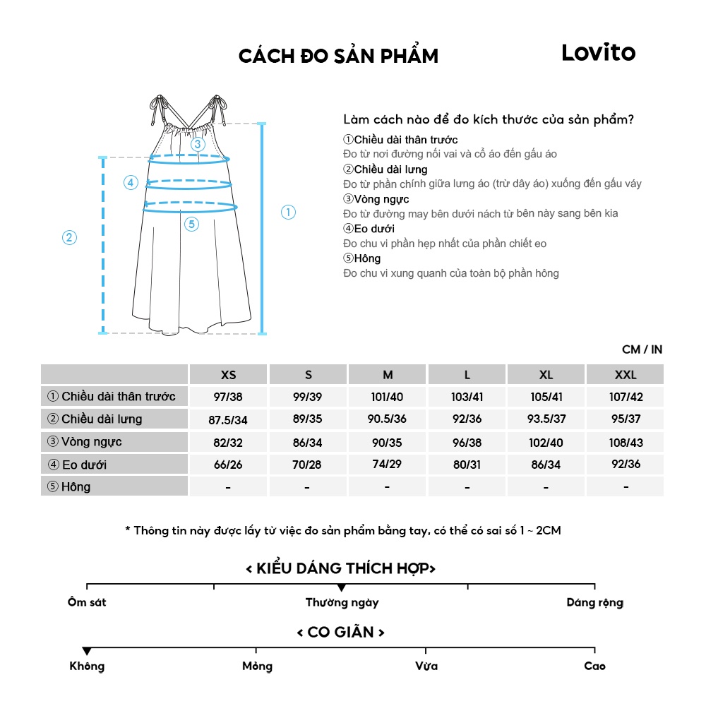 Áo sát nách Lovito xẻ tà cài nút phía trước màu trơn thường ngày cho nữ LNE21215