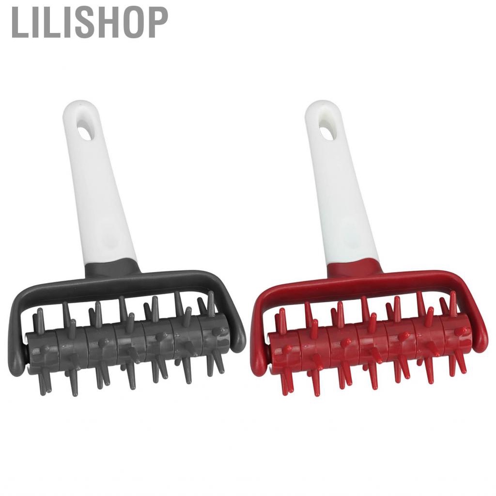 Lilishop Pizza Dough Docker Roller Prevent Blistering Dense Docking Tool W/Spike US