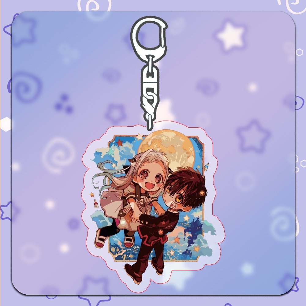 Móc khóa Toilet-bound Jibaku Shounen Hanako-kun Ác quỷ trong nhà xí ver Couple mica chibi arcylic anime tiện lợi