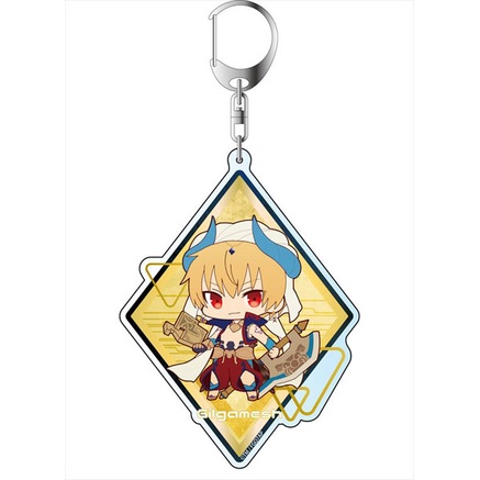 Móc khóa Fate/Grand Order Demonic Battlefront: Babylonia x PuniChara Phụ kiện trang trí túi xách Balo